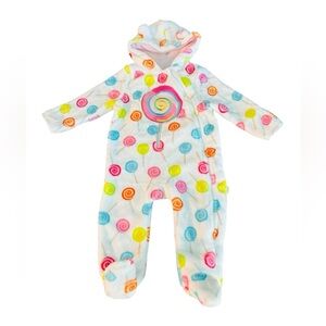 Little Joy Colorful Lollipop Kids Footie Size 6-12 Months
